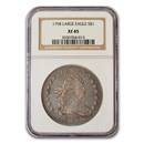 1798 Draped Bust Dollar Heraldic Eagle XF-45 NGC 1798 Draped Bust Dollar Heraldic Eagle XF-45 NGC
